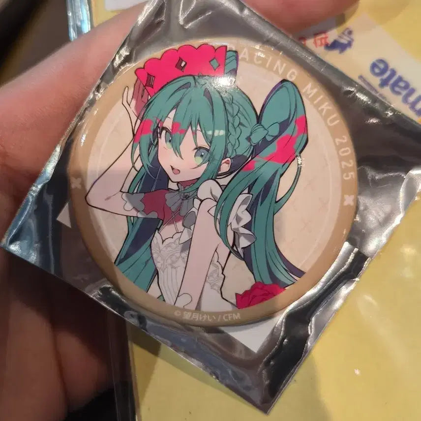 [BUNJANG] Racing Miku Can Badge / 레이싱미쿠 캔뱃지