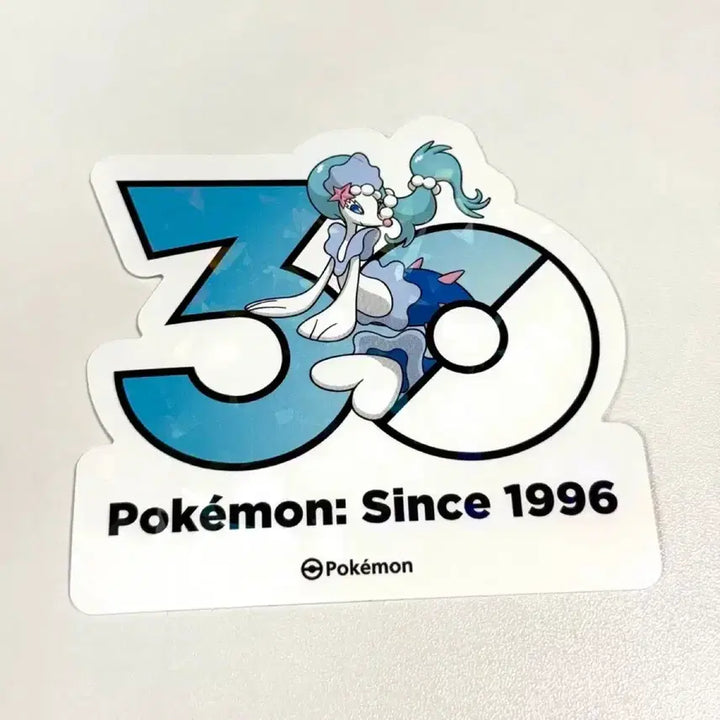 [BUNJANG] Pokemon 30th Anniversary Logo Sticker Collection Nurine / 포켓몬 팝업 30주년 로고 스티커 컬렉션 누리레느