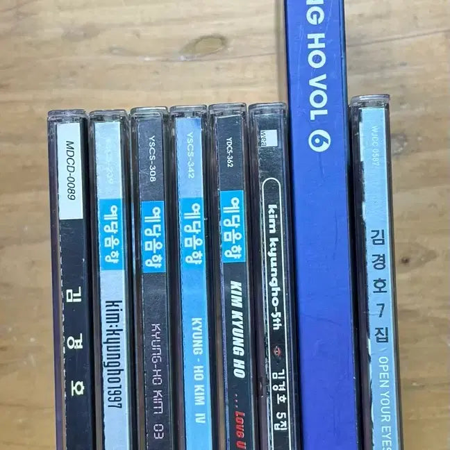 [BUNJANG] Kim Kyung Ho 1st Album to 7th Album CD Set / 김경호 (1집 부터 ~) 시디 모음 -무료배송-