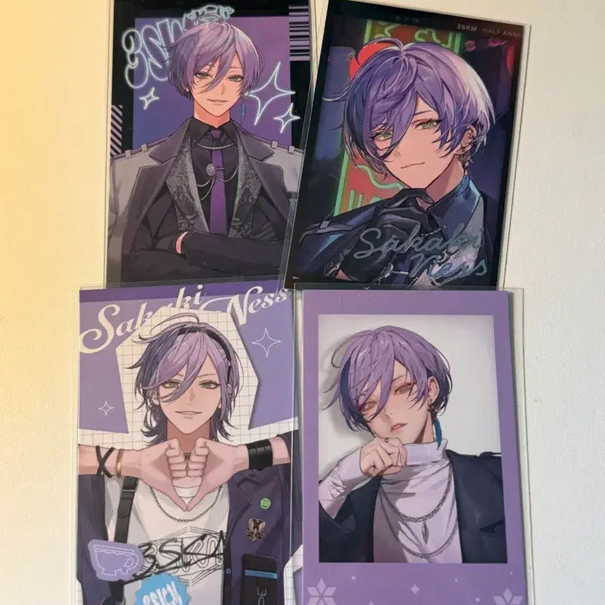 [BUNJANG] Nijisanji 3skm Sakaki Ness Cheki Bundle Set / 니지산지 3skm 삼스케 사카키 네스 체키 일괄 판매