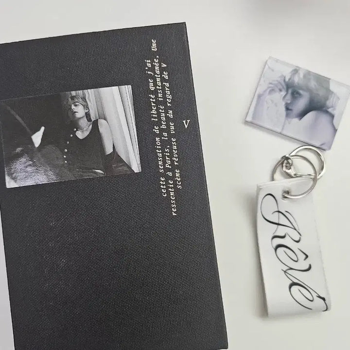 [BUNJANG] BTS V Taehyung Reve Postcard Book + Magnet + Keyring / BTS 뷔  태형 Reve 엽서북 + 마그넷 + 키링
