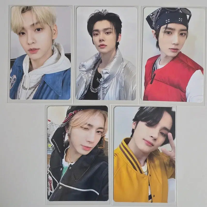 [BUNJANG] TXT (TOMORROW X TOGETHER) Memories Vol. 4 Bundle Set Photocards (Soobin, Yeonjun, Beomgyu, Taehyun, Huening Kai) / 투바투 메모리즈4 포카 5장 일괄 세트 수빈 연준 범규 태현 휴닝카이
