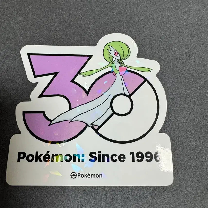 [BUNJANG] Pokemon 30th Anniversary Gardevoir Sticker / 포켓몬 30주년 스티커 가디안