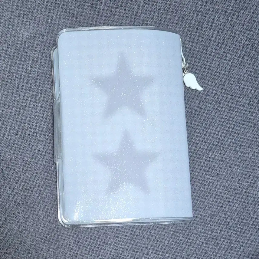 [BUNJANG] YURISH 3-Tier Photocard Binder Gray (Includes 10 Double-Sided Sleeves) / 유리시 3단 포카 바인더 그레이(양면속지 10p 포함)