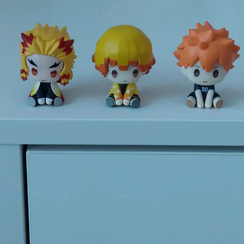[BUNJANG] Haikyuu Hinata, Demon Slayer Rengoku, Zenitsu Wind-up Figures / 태엽감기 피규어 하이큐 히나타,귀멸의칼날 렌고쿠 젠이츠