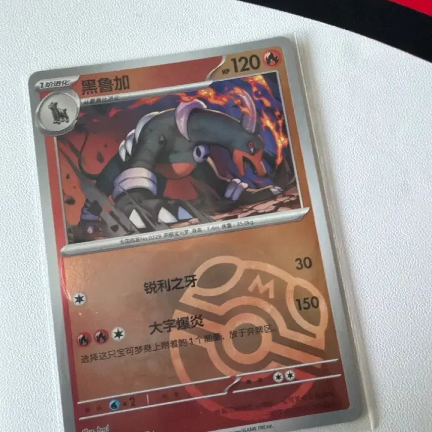 [BUNJANG] Pokemon Card Houndoom Mid-Print Holo / 포켓몬카드 중판 헬가 마볼