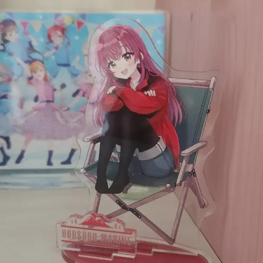 [BUNJANG] Houshou Marine Hololive Camping Acrylic Stand / 호쇼마린 캠핑 아크릴 스탠드 홀로라이브