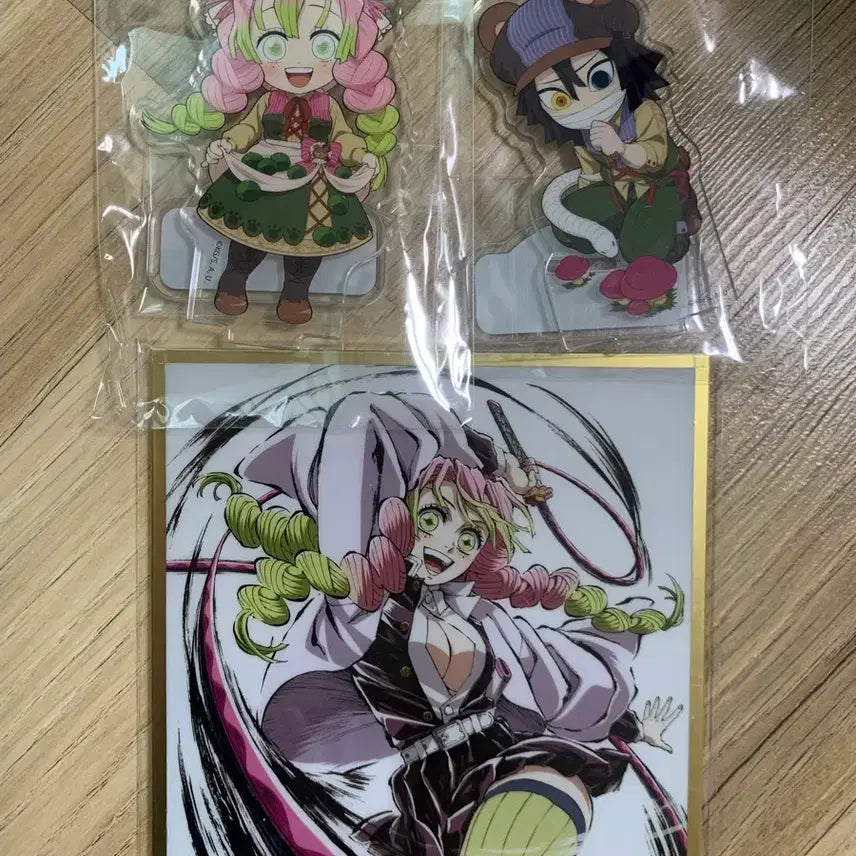 [BUNJANG] Demon Slayer Mitsuri Iguro Autumn Acrylic Stand Bundle Set / 귀멸의 칼날 가을아크릴 미츠리 이구로 일괄판매