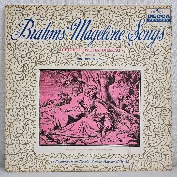 [BUNJANG] Brahms Magelone Lieder LP / 브람스 Magelone 가곡 LP