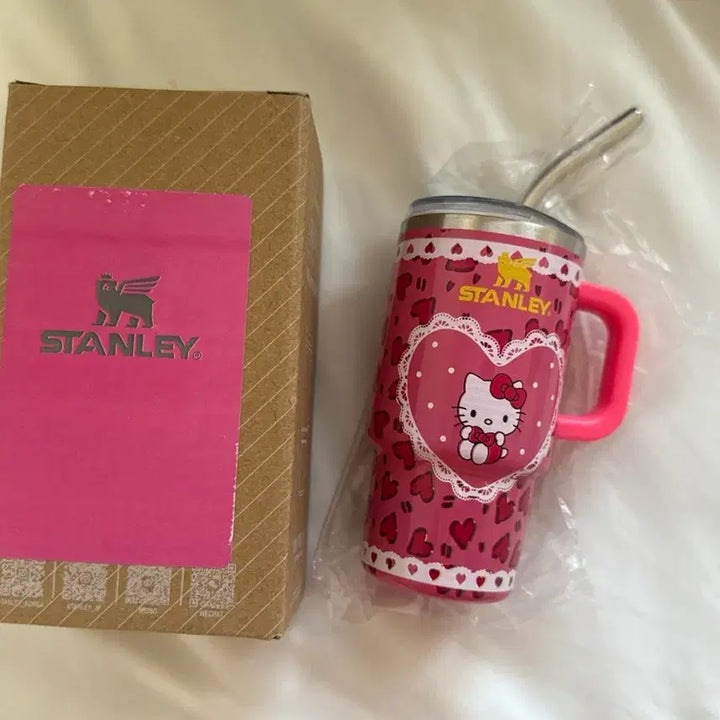 [BUNJANG] Stanley Hello Kitty Pink Mini Tumbler / 스탠리 헬로키티 핑크 미니 텀블러 새상품 박스포함