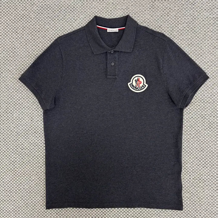 [BUNJANG] Moncler Big Logo PK Polo T-shirt L Grey / [L]몽클레어 빅로고 pk 카라티
