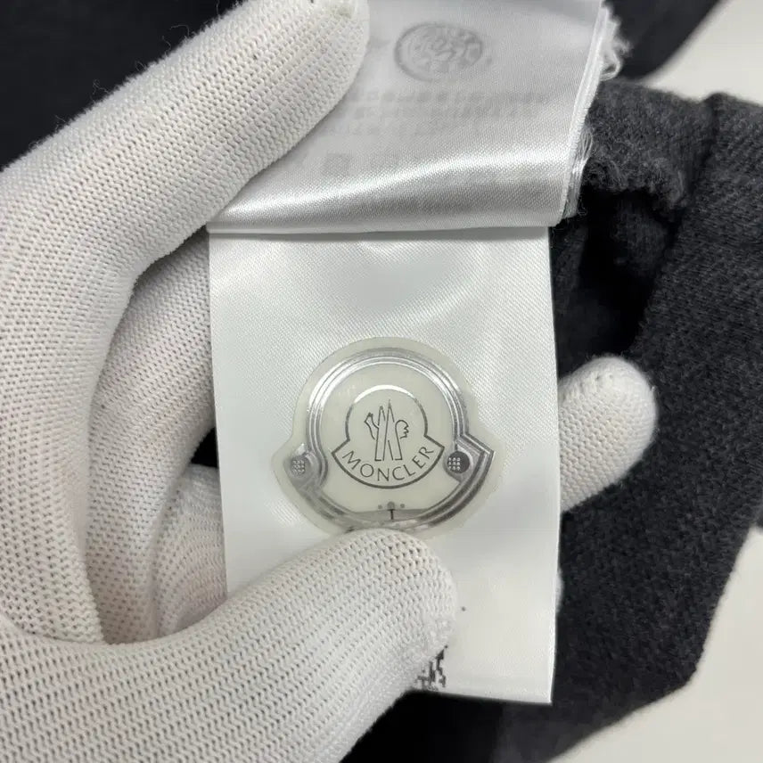 [BUNJANG] Moncler Big Logo PK Polo T-shirt L Grey / [L]몽클레어 빅로고 pk 카라티