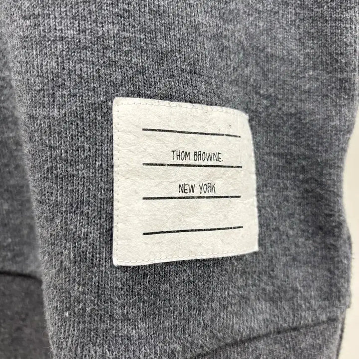 [BUNJANG] Thom Browne Striped Armband Short Sleeve T-Shirt Size 38 Grey / [38]톰브라운 사선완장 반팔티