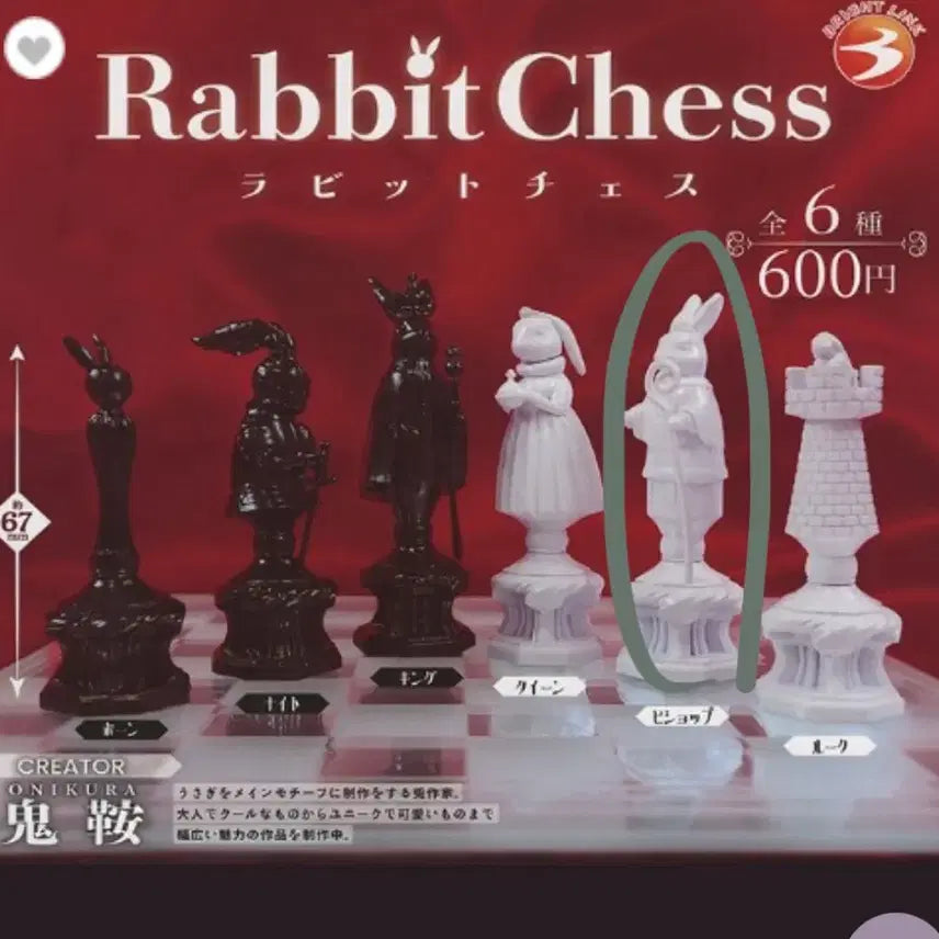 [BUNJANG] Rabbit Chess Figure Gacha / 래빗체스 피규어 가챠 판매