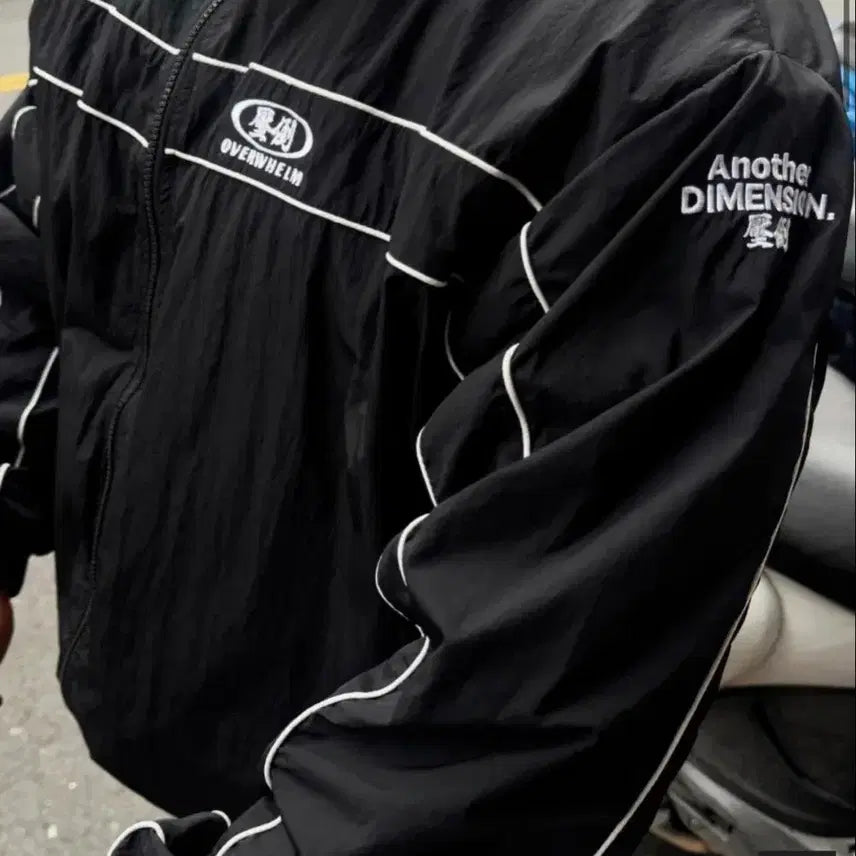 [BUNJANG] APDO Windbreaker Black Size M / 압도 바람막이 윈드브레이커 002 블랙 M 사이즈 판매합니다