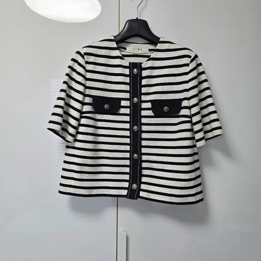 [BUNJANG] TIME Striped Jacket Cardigan / 타임 TIME 자켓  가디건  티24SS