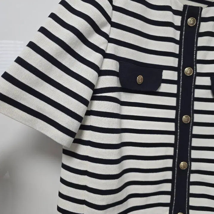 [BUNJANG] TIME Striped Jacket Cardigan / 타임 TIME 자켓  가디건  티24SS