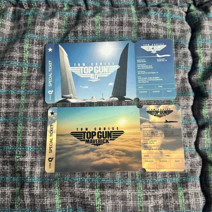 [BUNJANG] Top Gun Special Ticket Set (2 Types) / 탑건 스페셜티켓 2종 스티