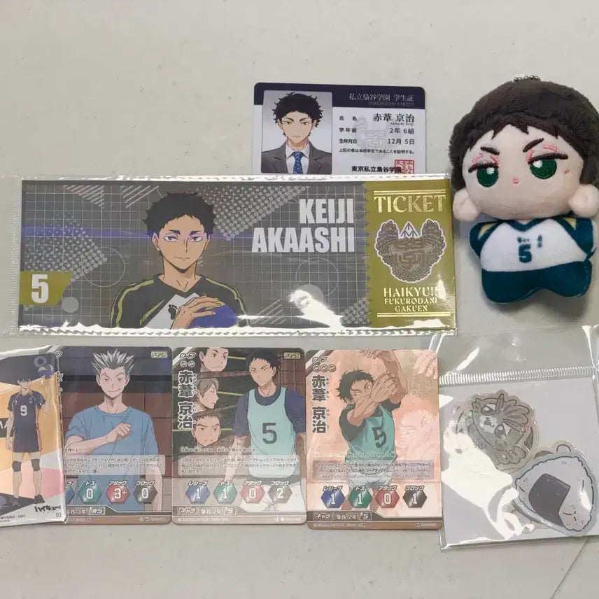 [BUNJANG] Haikyuu Akaashi Fukurodani Bundle Set / 하이큐 아카아시 후쿠로다니 비공굿 공굿 일괄