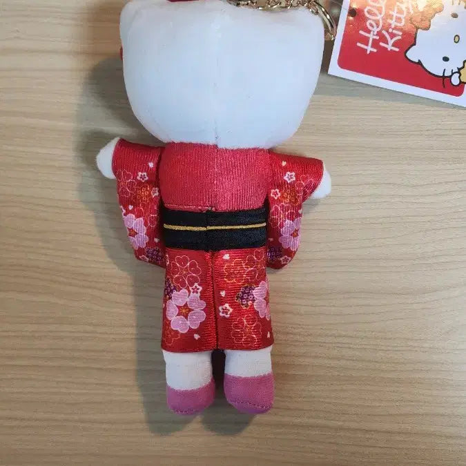 [BUNJANG] Kimono Long Legs Kitty Plush Charm (New) / 롱다리 기모노 키티  인형 키링 새상품