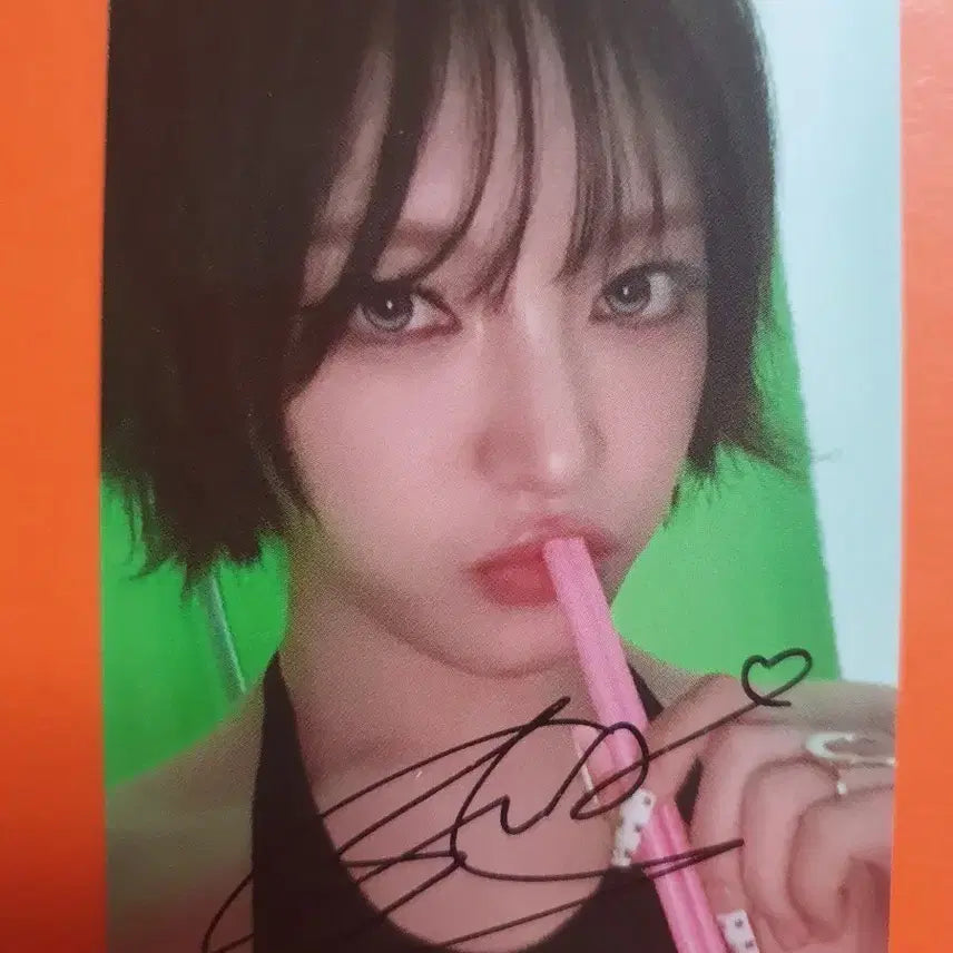 [BUNJANG] Billlie Moon Sua ZAP 1st Week Signed Studio Photocard / 빌리 문수아 ZAP 1주차 싸인 공방포카