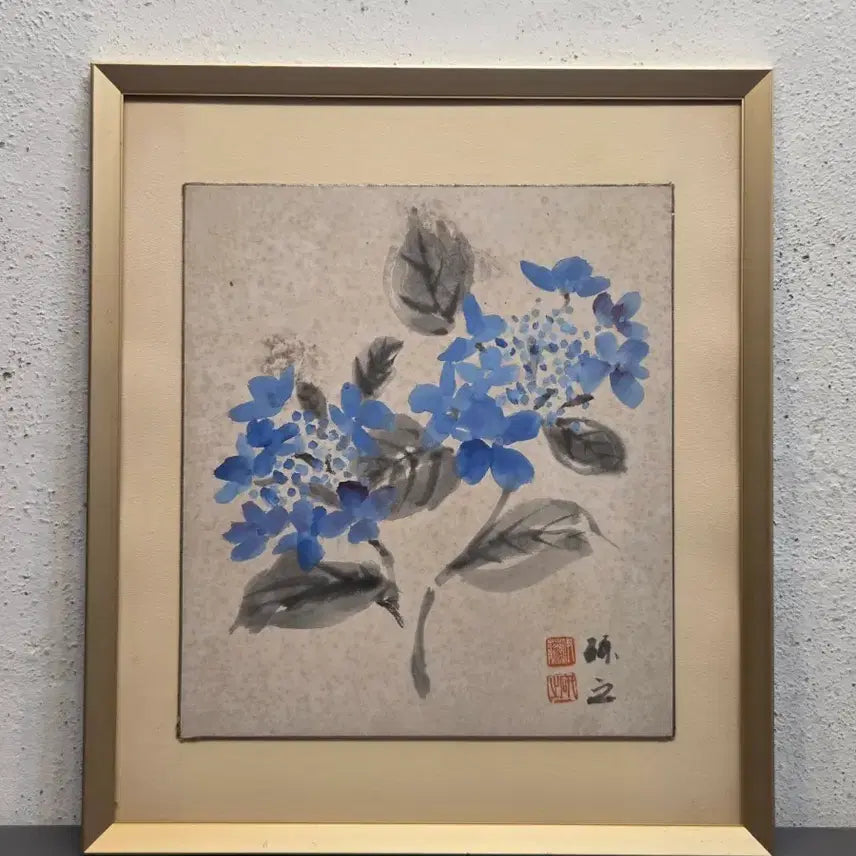 [BUNJANG] Seokji Painter Hwajohwa Painting / 석지 이상호 화백  의 화조화