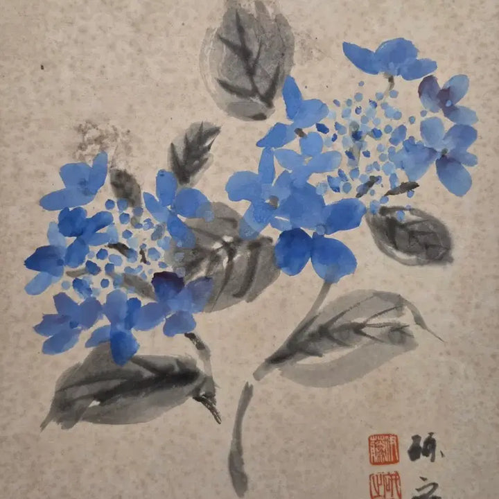 [BUNJANG] Seokji Painter Hwajohwa Painting / 석지 이상호 화백  의 화조화