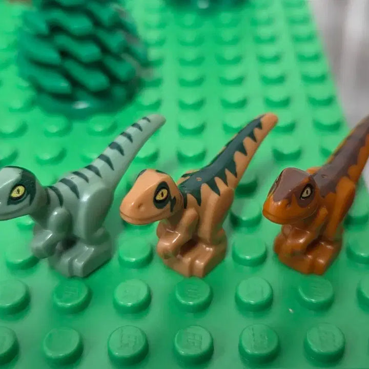 [BUNJANG] Lego Jurassic World Raptor Velociraptor Dinosaur Figures (3 Pieces) / 레고 쥬라기월드 75938  랩터 벨로시랩터 공룡 피규어 3개