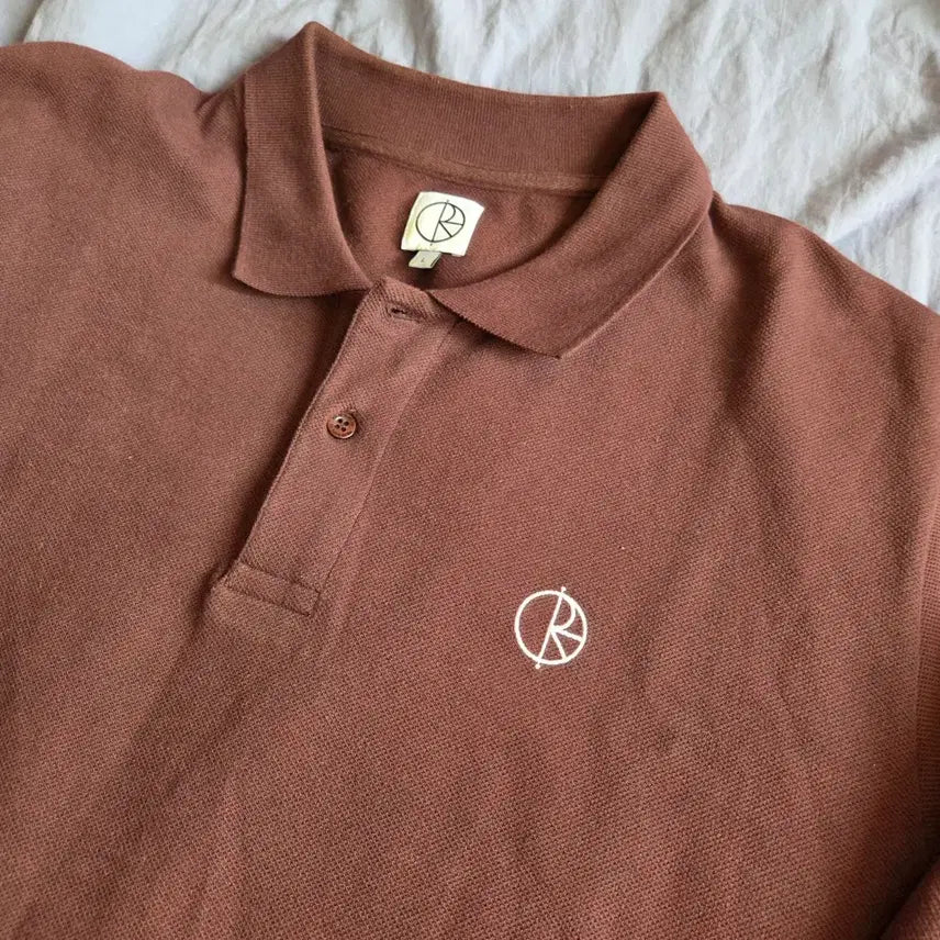[BUNJANG] Polar Skate Co. Burgundy L T-Shirt / 폴라스케이트 카라 티셔츠 버건디 L