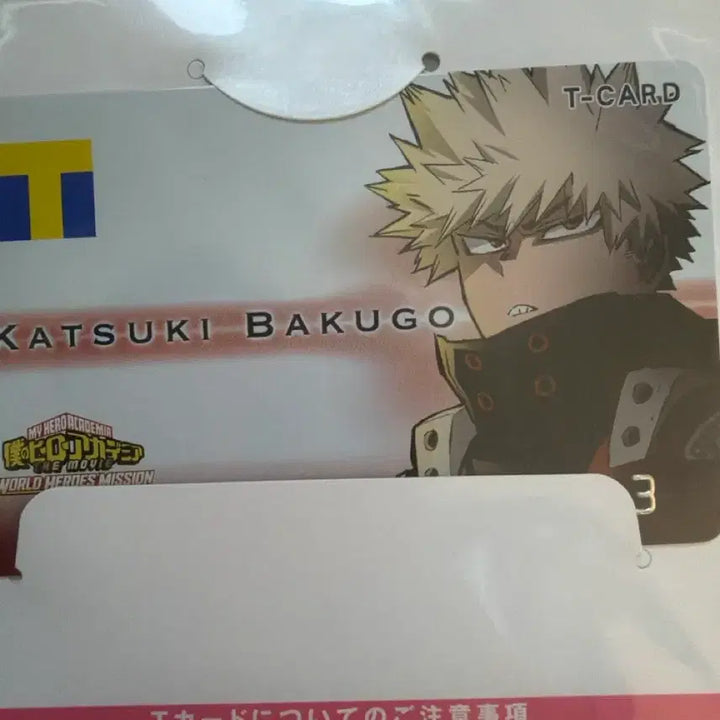 [BUNJANG] My Hero Academia Bakugo Katsuki T-Card (Sealed) / 바쿠고 T카드 (미개봉)