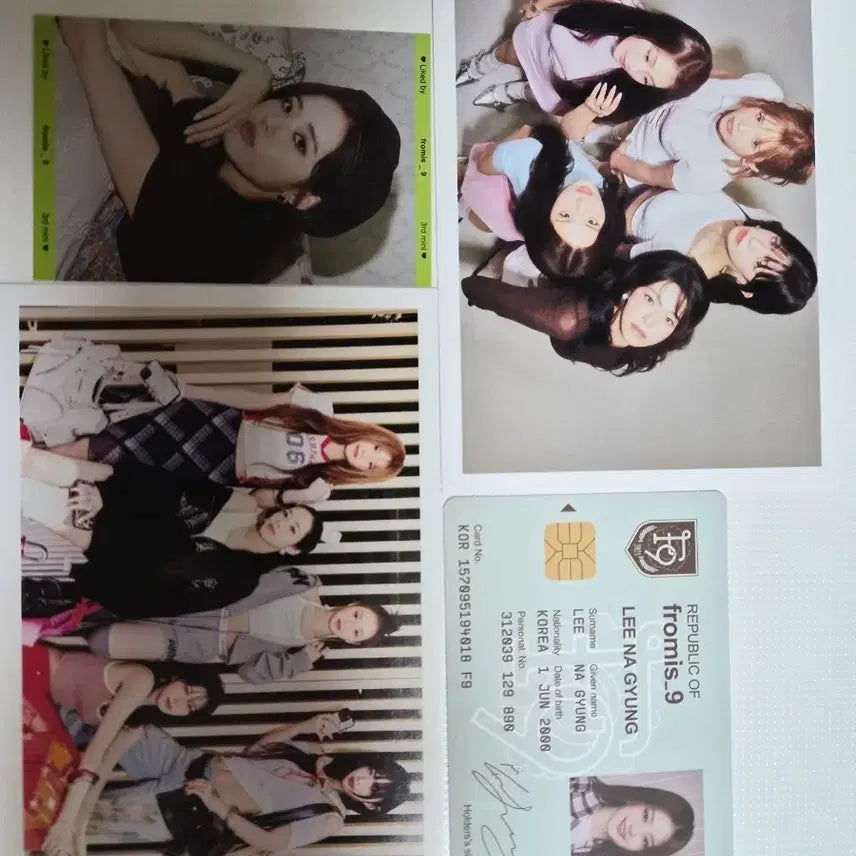 [BUNJANG] fromis_9 Photoshoot &amp; Poster Bundle with Nakyung Student ID / 프로미스나인