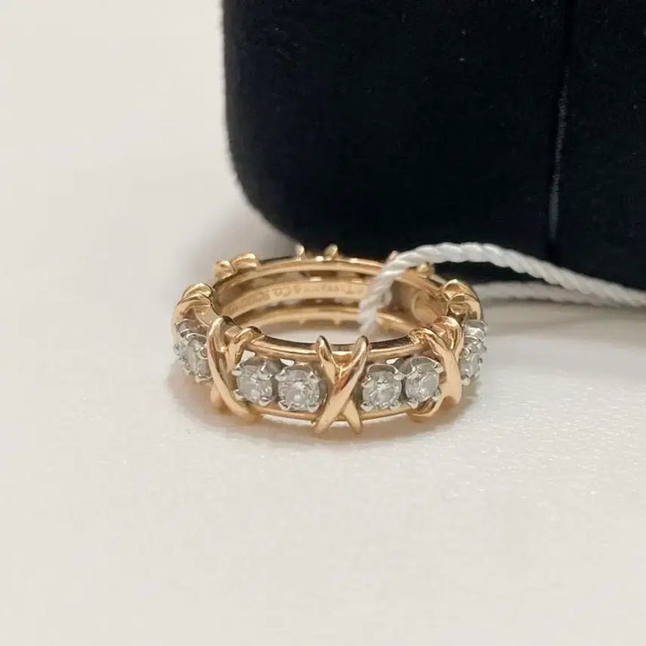 [BUNJANG] Tiffany &amp; Co. Diamond Ring Rose Gold / 티파니앤코 다이아 링 반지 로즈골드