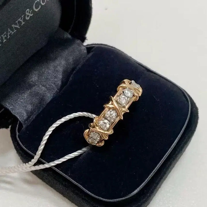 [BUNJANG] Tiffany &amp; Co. Diamond Ring Rose Gold / 티파니앤코 다이아 링 반지 로즈골드