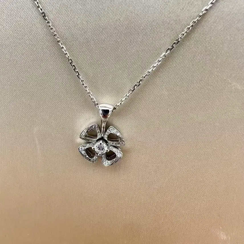 [BUNJANG] Bvlgari Flower Diamond Necklace Full Box / 불가리 플라워 다이아몬드 목걸이 풀박스