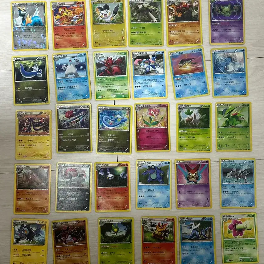 [BUNJANG] Vintage Pokemon Cards (73 Cards) / 포켓몬 고전카드 73장