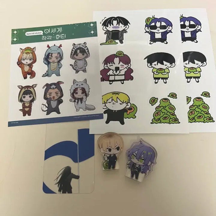 [BUNJANG] Isekai Chance Hunter Chang Ho Gi Ryeo Corotto + Sticker Set / 이세계 착각헌터 이착헌 창호기려 코롯토+스티커 세트