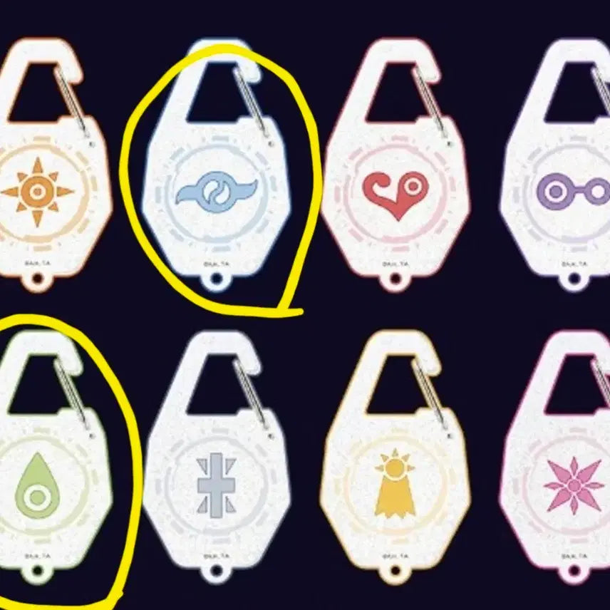 [BUNJANG] Digimon Adventure Crest Carabiner (Pure / Mina) / 디지몬 문장 카라비너 순수(미나) 판매