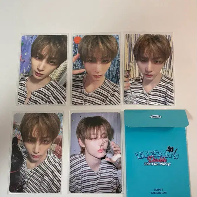 [BUNJANG] Taesan Birthday MD Photocard Stand and Photocard Set / 태산 생일 md 세트 판매