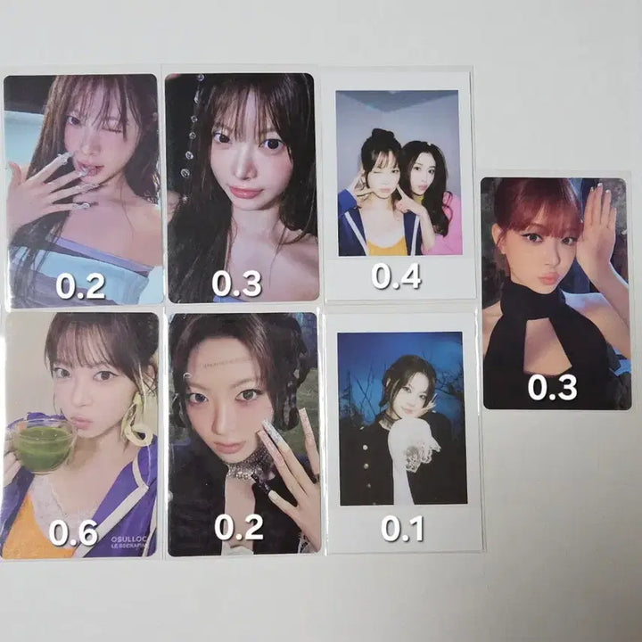 [BUNJANG] LE SSERAFIM Hong Eunchae Pureflow Boom Palah Photocard / 르세라핌 홍은채 pureflow 붐팔라 포카