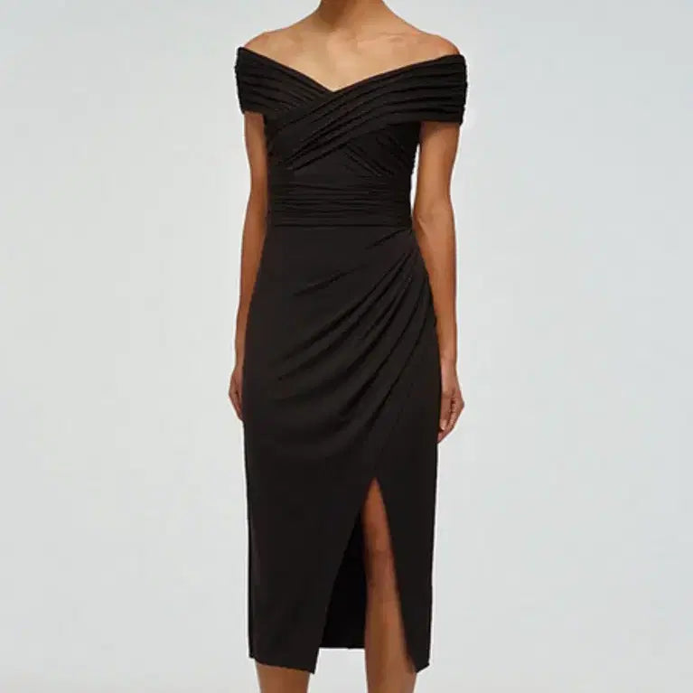 [BUNJANG] Self-Portrait Black Off-Shoulder Dress UK10 / 셀프포트레이트 블랙오프숄더 드레스 UK10