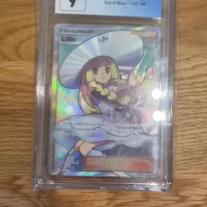 [BUNJANG] Pokemon Lillie CGC 9 Graded Card / 포켓몬 모자 릴리에 CGC 9 카드 교환가능