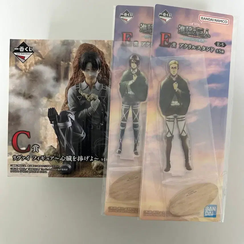 [BUNJANG] Attack on Titan Ichiban Kuji Levi Figure C Prize / 진격의거인 이치방쿠지 제일복권 피규어 c상 리바이