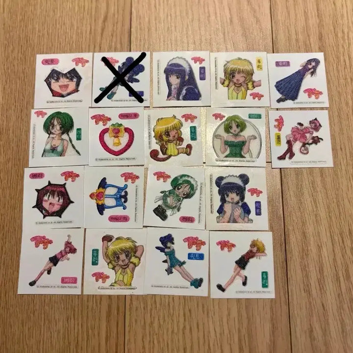 [BUNJANG] Berry Very Mew Mew Sealing Sticker Vintage Stationery / 베리베리뮤우뮤우 씰스티커 고전문구