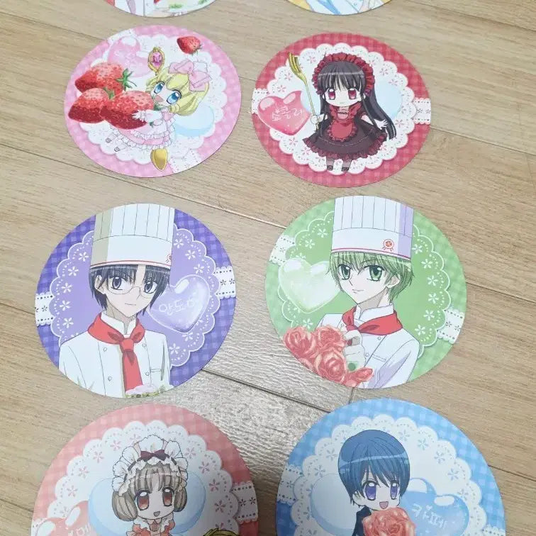 [BUNJANG] Dream Party Chef V Square Pop-up POB Coaster Bundle Set / 꿈빛 파티시엘 브이스퀘어 팝업 특전코스터 일괄 팝니다