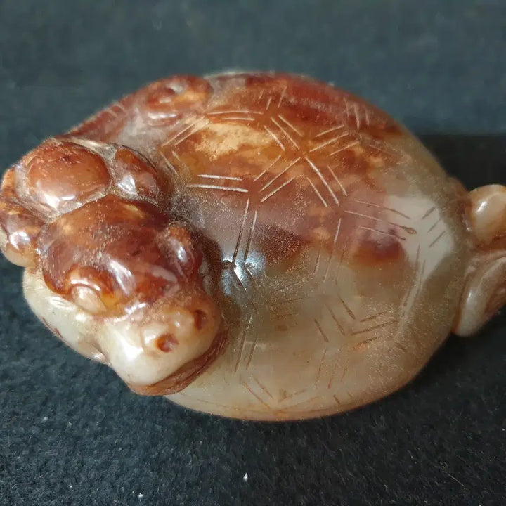 [BUNJANG] Excavated Warring States Period Huatian Jade Kylin Statue / (수원만물)출토 춘추시기 화전옥 기린상