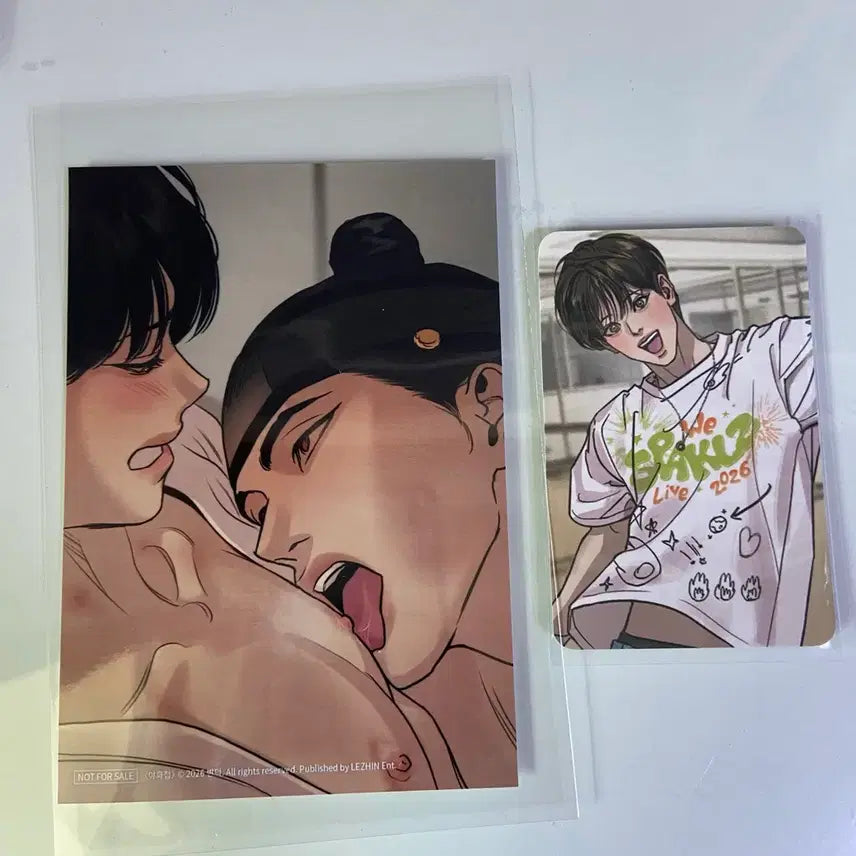 [BUNJANG] Sparkles Popup YaoHwaChup Set T-shirt Photocard Bundle / 스파클즈 팝업 야화첩 5특 인화사진 티셔츠포카 일괄 판매