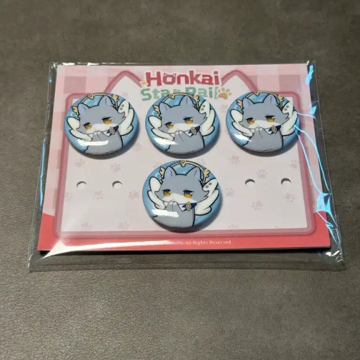 [SOLD OUT] [새상품] 붕괴 스타레일 선데이 특전 고양이 캔뱃지 4개 일괄