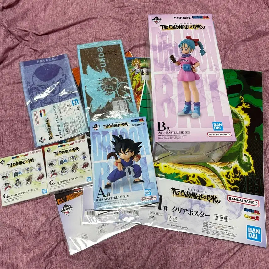 [BUNJANG] Dragon Ball Son Goku Chronicles Son Goku A + Bulma B Bundle Set (Sealed, Domestic) / (미개봉 내수용) 드래곤볼 손오공 연대기 손오공A+브루마B일괄