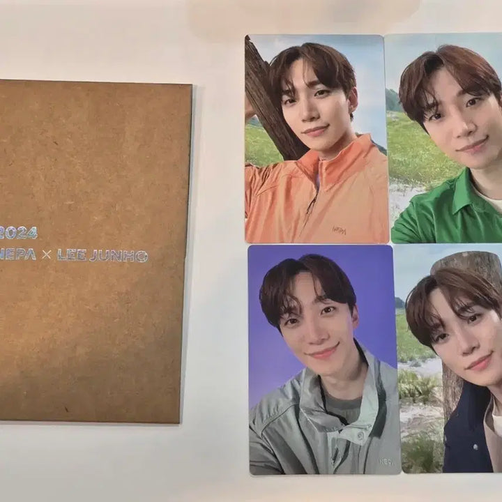 [BUNJANG] Lee Junho NEPA Photocard 4 Types Set / 이준호 네파 포토카드 4종 세트