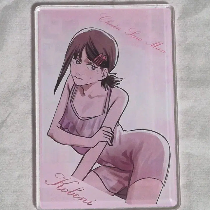 [BUNJANG] Chainsaw Man Kobeni Acrylic Card / 체인소맨 코베니 스테이터스